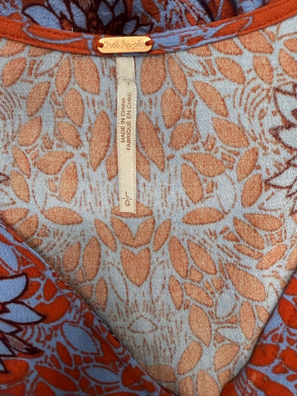 Free People Birds of a Feather Blouse - Picture 5 of 7